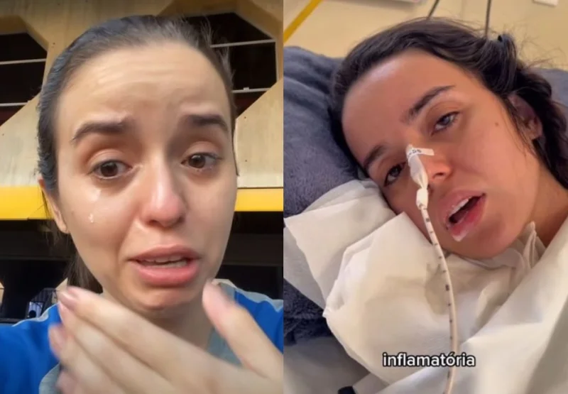 Ela perdeu todos os movimentos após a décima ida à UTI